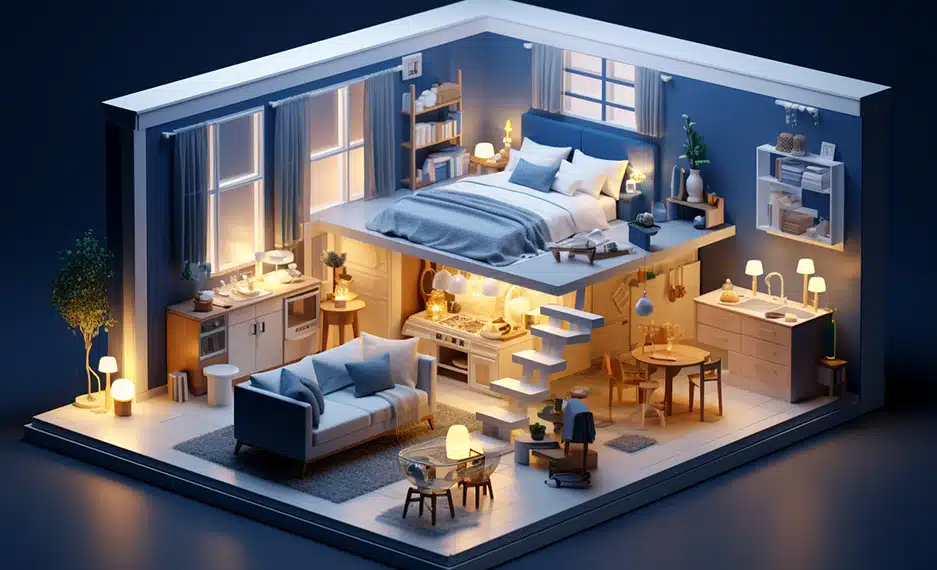 Airbnb Diorama Haus